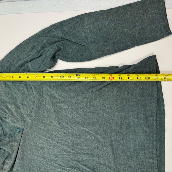 Hooded Henley Shirt Long Sleeve‎ Casual Comfy Pullover Top - Picture 7 of 8